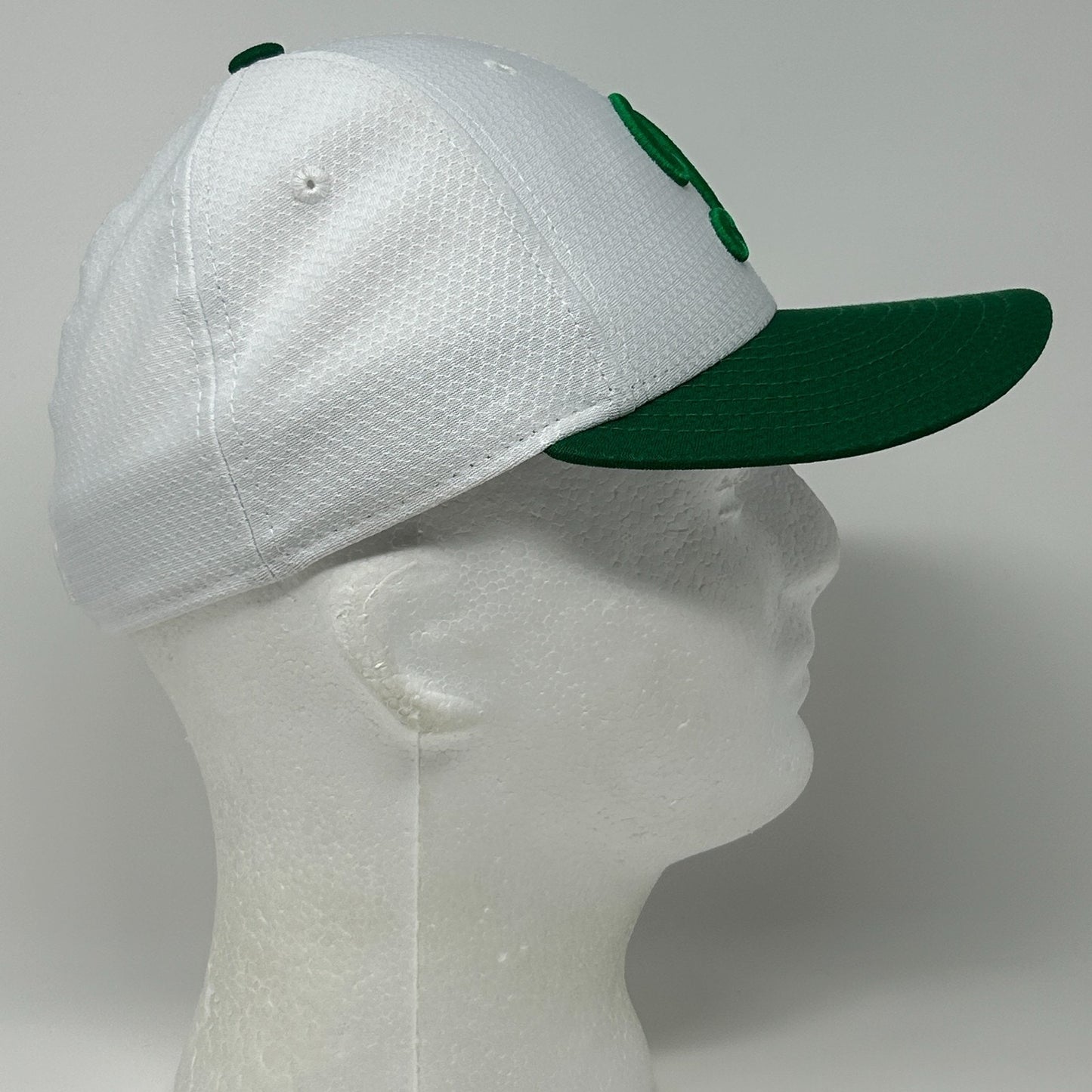 Los Angeles Dodgers St Patricks Day Hat Baseball Cap White New Era Fitted 6 7/8 - Neon Vintage