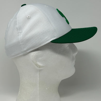 Los Angeles Dodgers St Patricks Day Hat Baseball Cap White New Era Fitted 6 7/8 - Neon Vintage