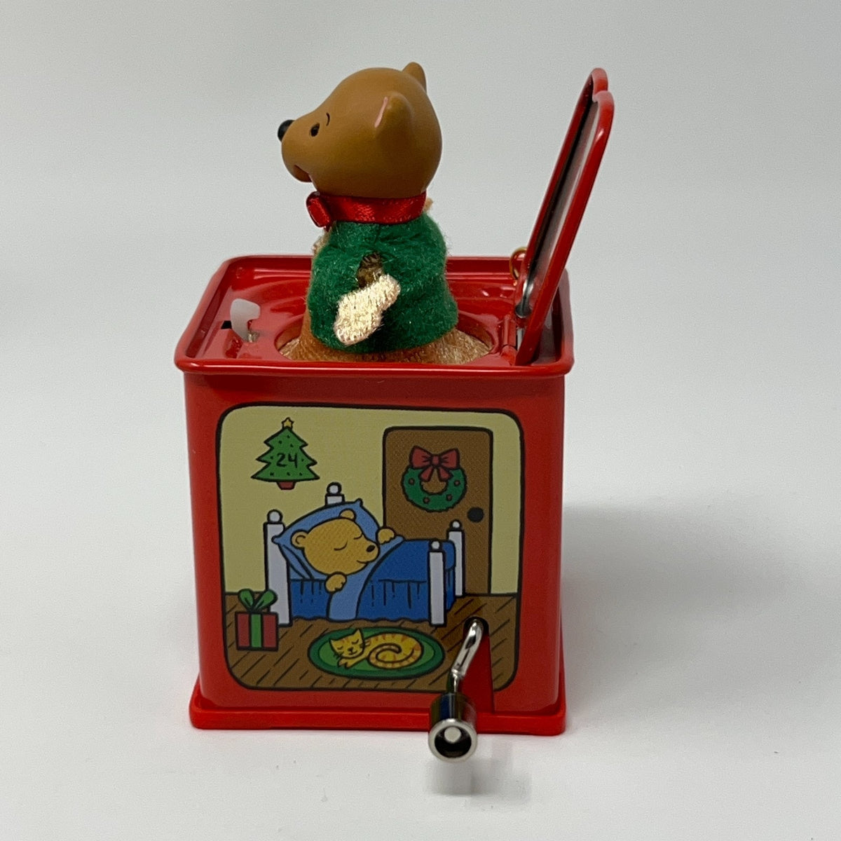 Pop Goes the Teddy Bear Hallmark Keepsake Christmas Ornament Toy 2006 Vintage