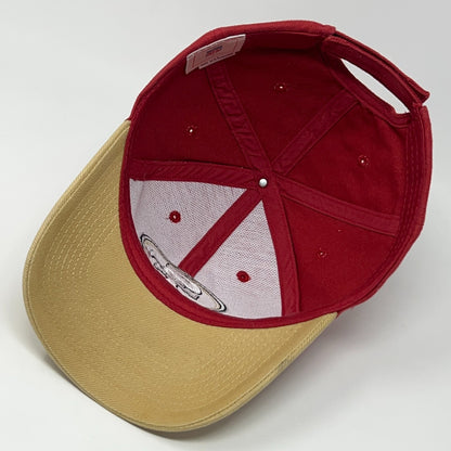 San Francisco SF 49ers Hat Baseball Cap Red NFL Football Strapback 6 Panel