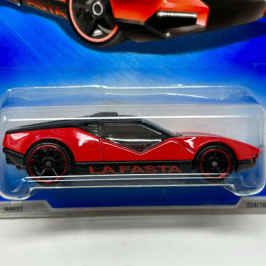 La Fasta Hot Wheels Collectible Diecast Car Red 2009 HW Premiere Toy Vehicle New