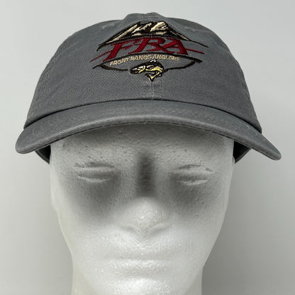 FRA Front Range Anglers Dad Hat Baseball Cap Fisherman Fishing Strapback Gray - Neon Vintage