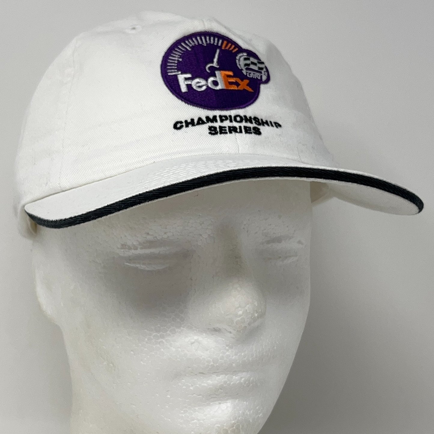 Vintage FedEx CART Championship Series Hat Baseball Cap IndyCar Strapback White