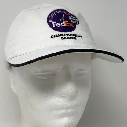 Vintage FedEx CART Championship Series Hat Baseball Cap IndyCar Strapback White