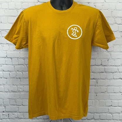 Friends of Hui O He'e Nalu T Shirt M Medium Yellow Surfer Surfing Da Hui Hawaii
