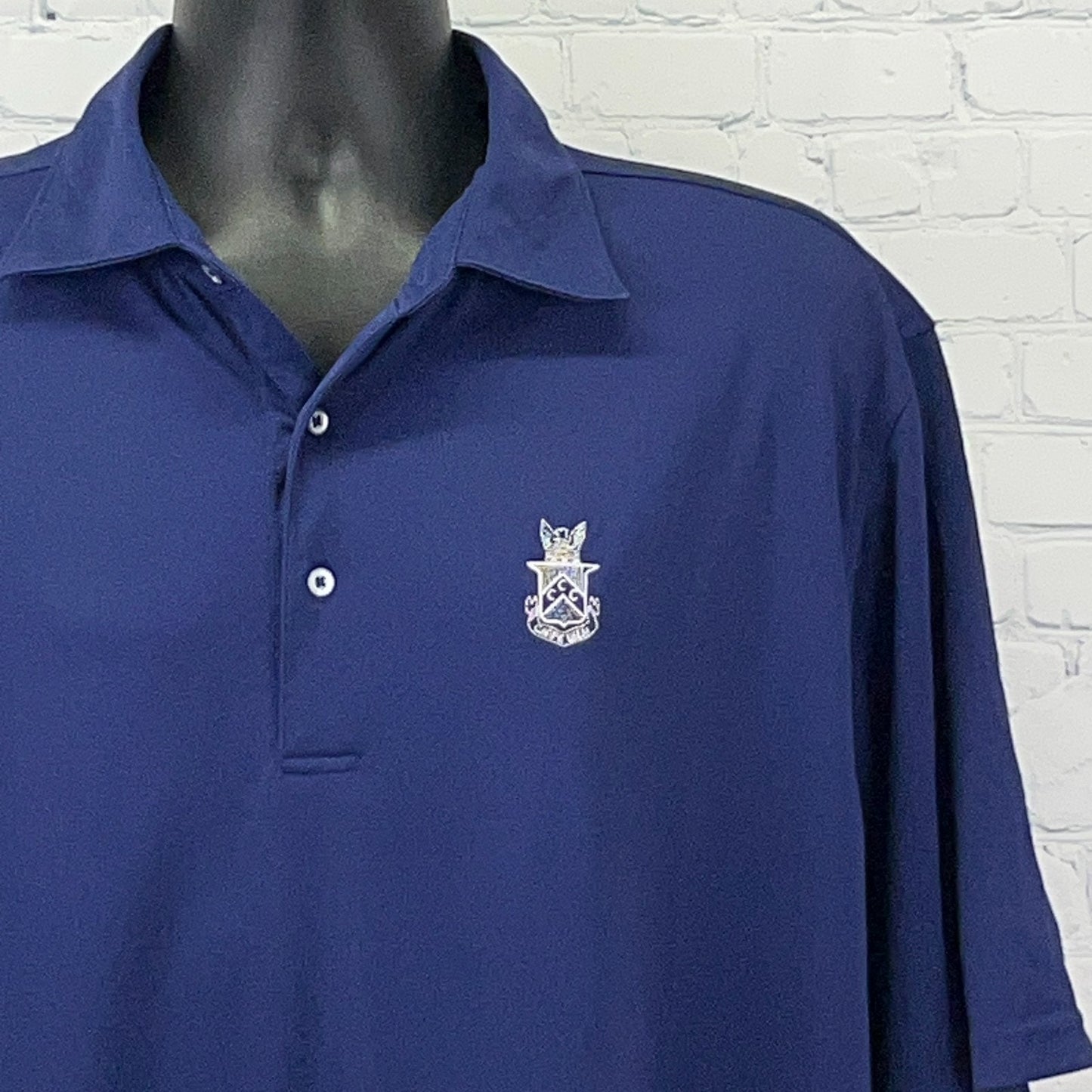 Capital City Club CCC Carpe Diem Polo Shirt XXL 2XL Blue Atlanta Georgia Golf
