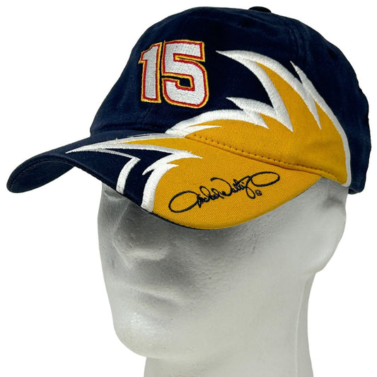 Gorra de béisbol con correa trasera azul de Michael Waltrip NASCAR Vintage Y2Ks NAPA Racing