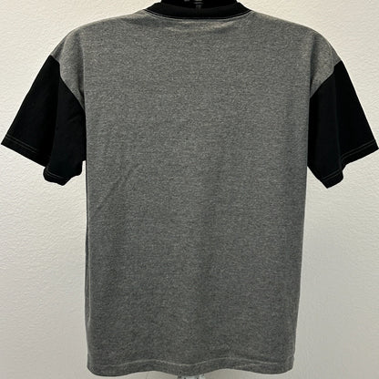 Vintage Y2Ks King of Lovers Ringer T Shirt Bubblegum Carlton Cards Gray M Medium