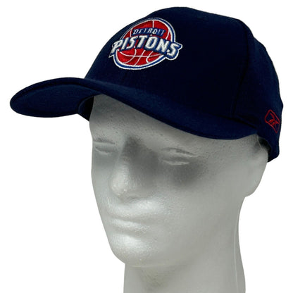 Gorra de béisbol de los Detroit Pistons, gorra con correa trasera, azul, mezcla de lana Reebok, baloncesto, NBA