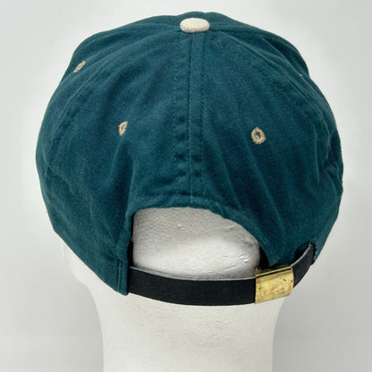 Vintage Planet Golf Baseball Hat Cap Golfing Golfer Strapback Six Panel Green