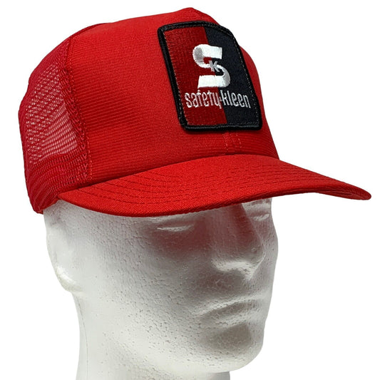 安全 Kleen 后扣卡车司机帽复古 80 年代网眼美国制造 6 片棒球帽