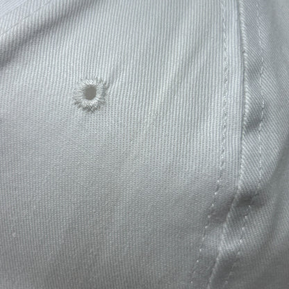 Vintage 90s Ohiopyle Pennsylvania Hat Baseball Cap 3 Bar Line Snapback White