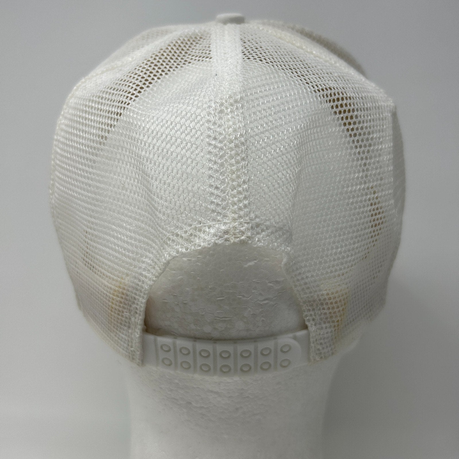 Vintage 90s Toy Show Ipava Illinois Trucker Hat Baseball Cap Mesh Snapback White - Neon Vintage