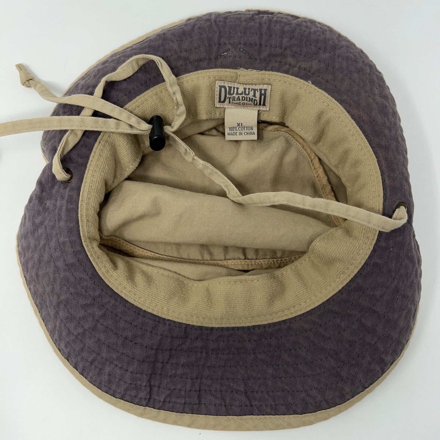 Duluth Trading Co Boonie Hat Bush Booney Bucket Fishing Garden Beige XL X-Large