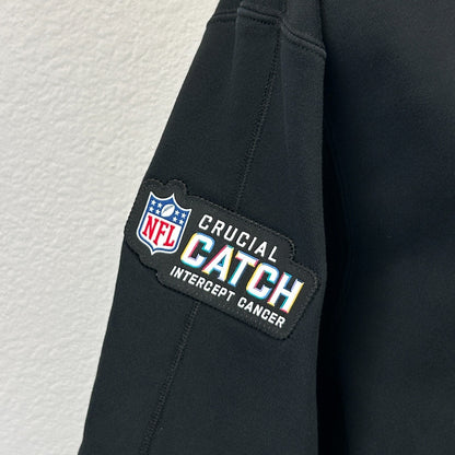 Las Vegas Raiders Crucial Catch Hoodie Hooded Sweatshirt NFL Nike Black L Large