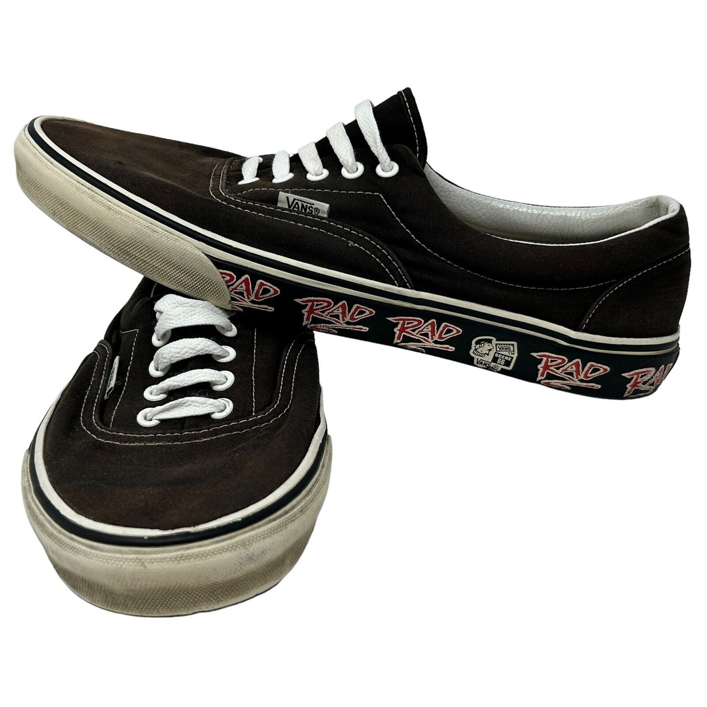 Zapatillas de deporte de caña baja Vans Era Rad BMX Movie para hombre, color negro, con cordones, 12/13