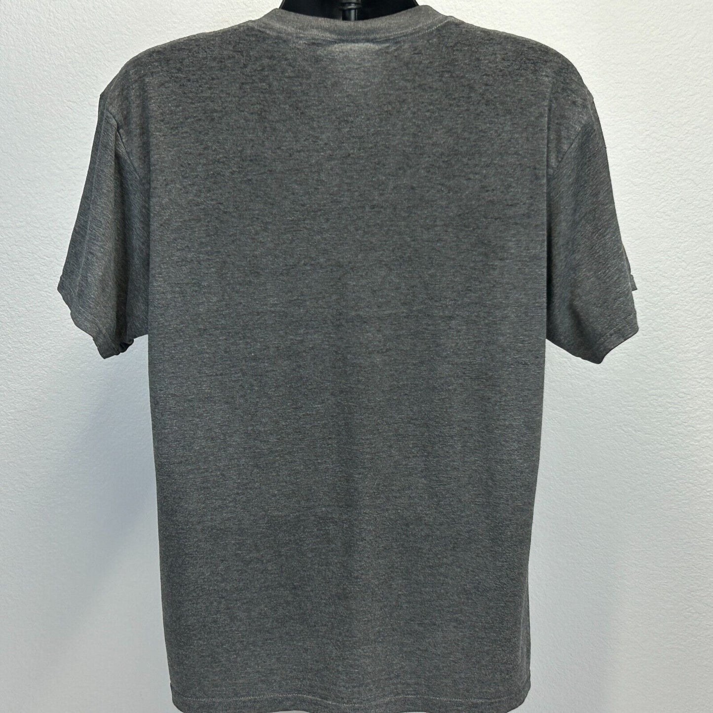 Camiseta de fútbol Nike desgastada vintage para hombre, talla mediana, fabricada en EE. UU., color gris