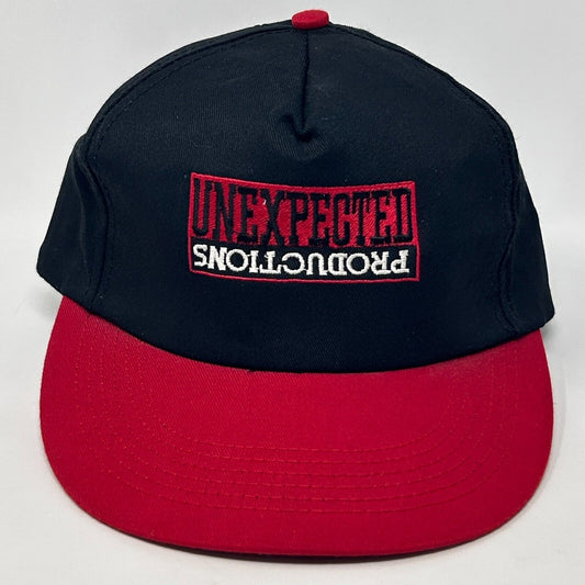 Vintage Unexpected Productions Hat Baseball Cap Seattle Improv Strapback Black