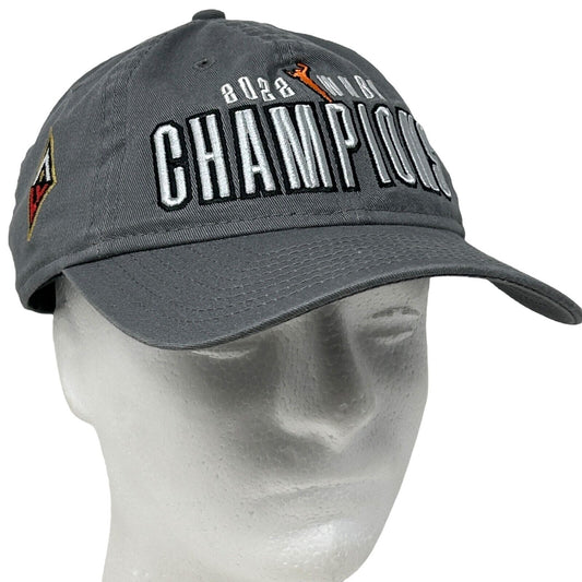 Las Vegas Aces 2022 Champions Dad Hat Baseball Cap WNBA New Era Strapback Gray