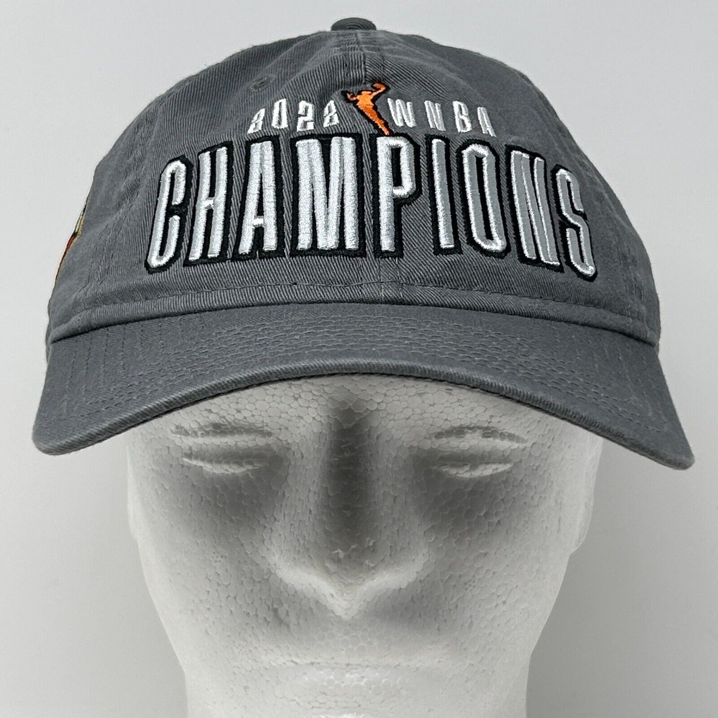 Las Vegas Aces 2022 Champions Dad Hat Baseball Cap WNBA New Era Strapback Gray