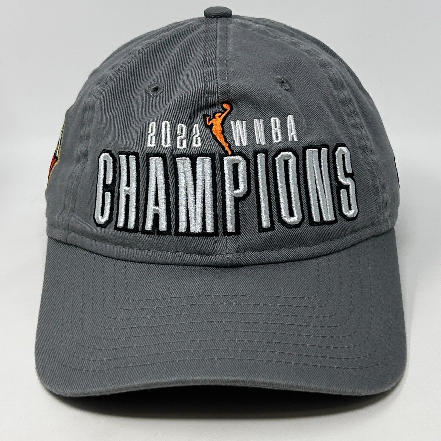 Las Vegas Aces 2022 Champions Dad Hat Baseball Cap WNBA New Era Strapback Gray