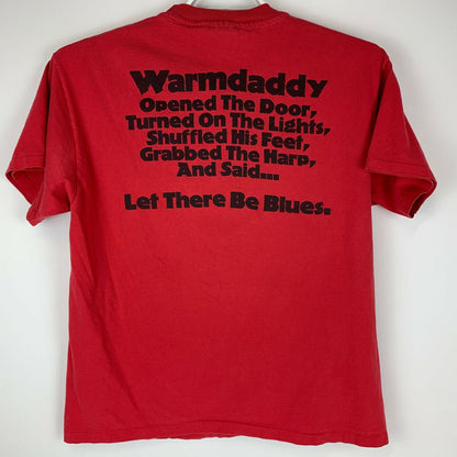 Vintage Warmdaddys Philadelphia T Shirt Mens Large Music Blues Jazz Reggae Red