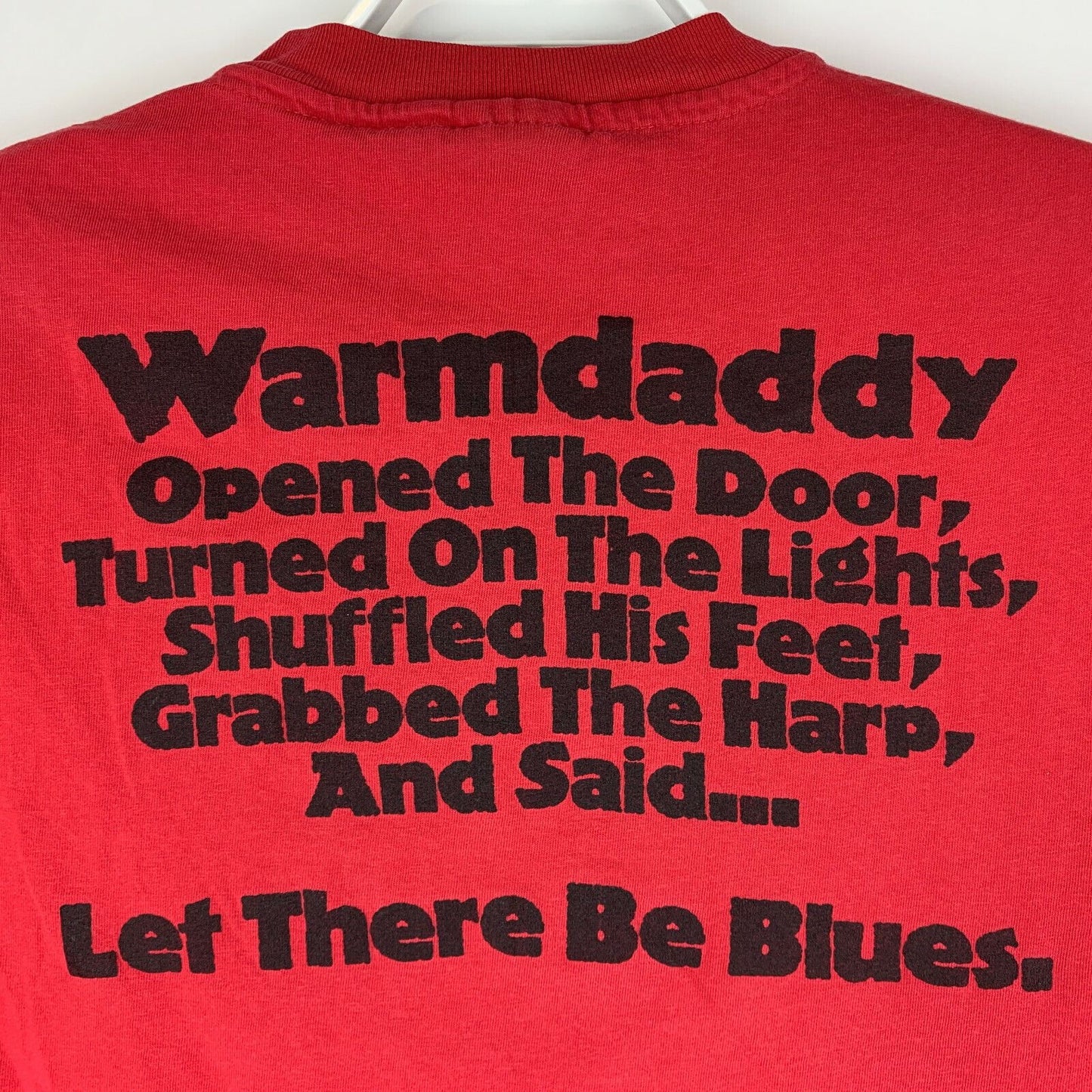 Vintage Warmdaddys Philadelphia T Shirt Mens Large Music Blues Jazz Reggae Red