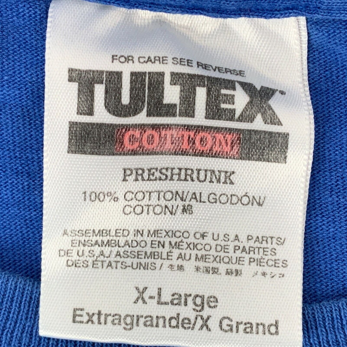 Camiseta vintage con el logotipo de Superman desgastado para hombre, talla extragrande, camiseta de DC Comics de los años 90, color azul