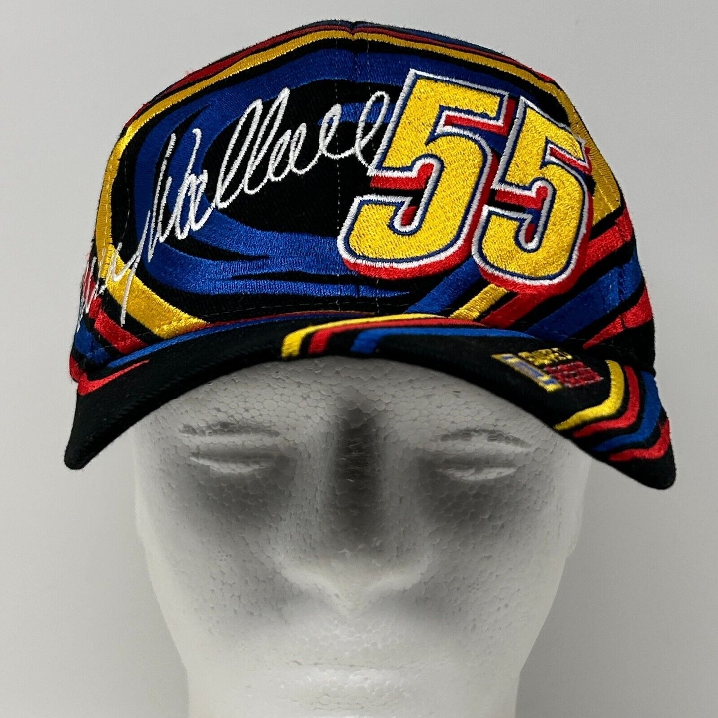 Vintage NASCAR Kenny Wallace Baseball Cap Hat Square D Racing Strapback Black