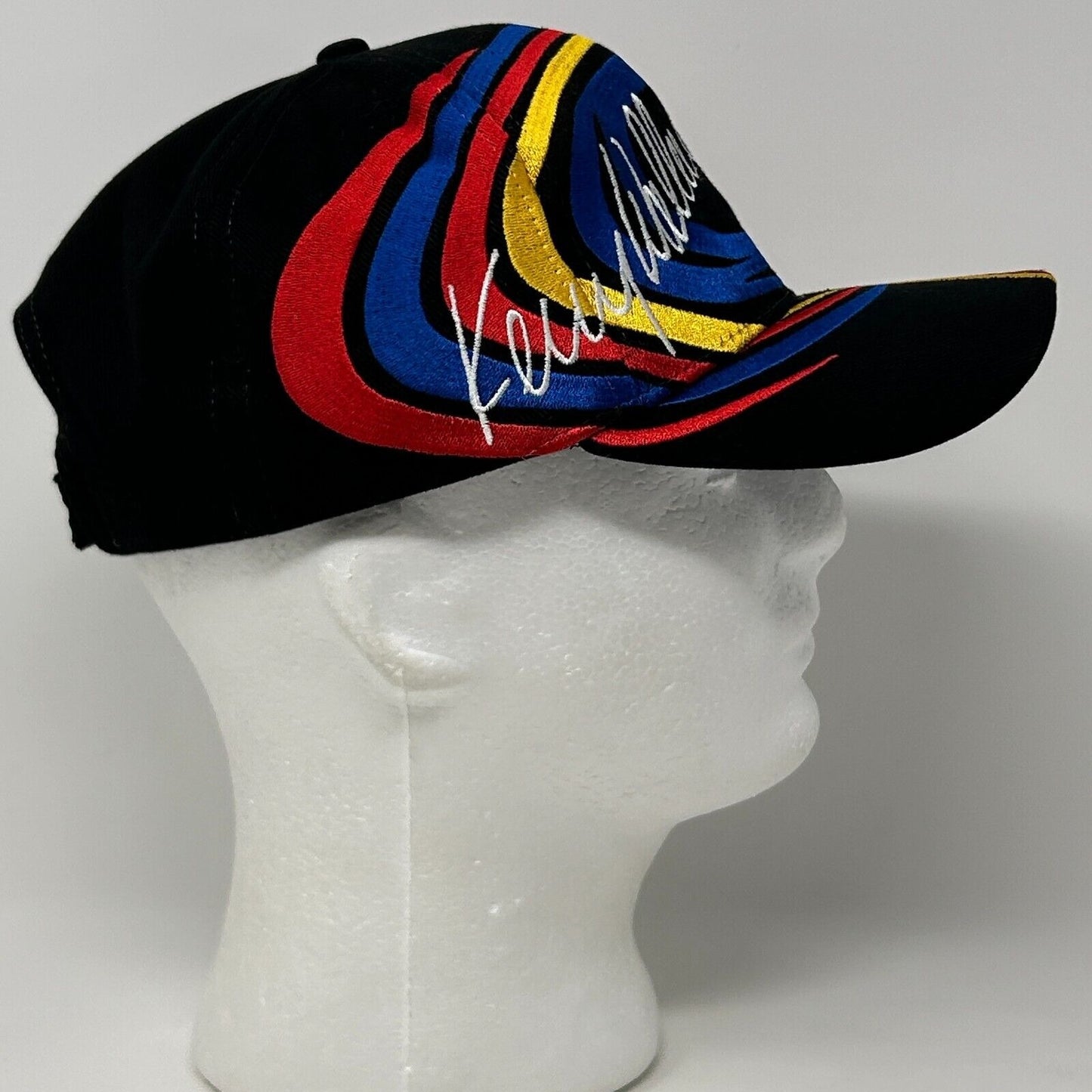 Vintage NASCAR Kenny Wallace Baseball Cap Hat Square D Racing Strapback Black