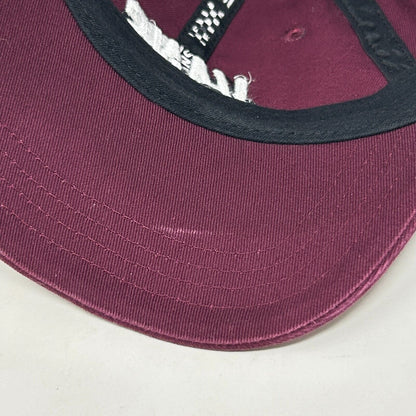 Vans 66 Dad Hat Baseball Cap Skater Skating Skateboarder Six Panel Strapback Red