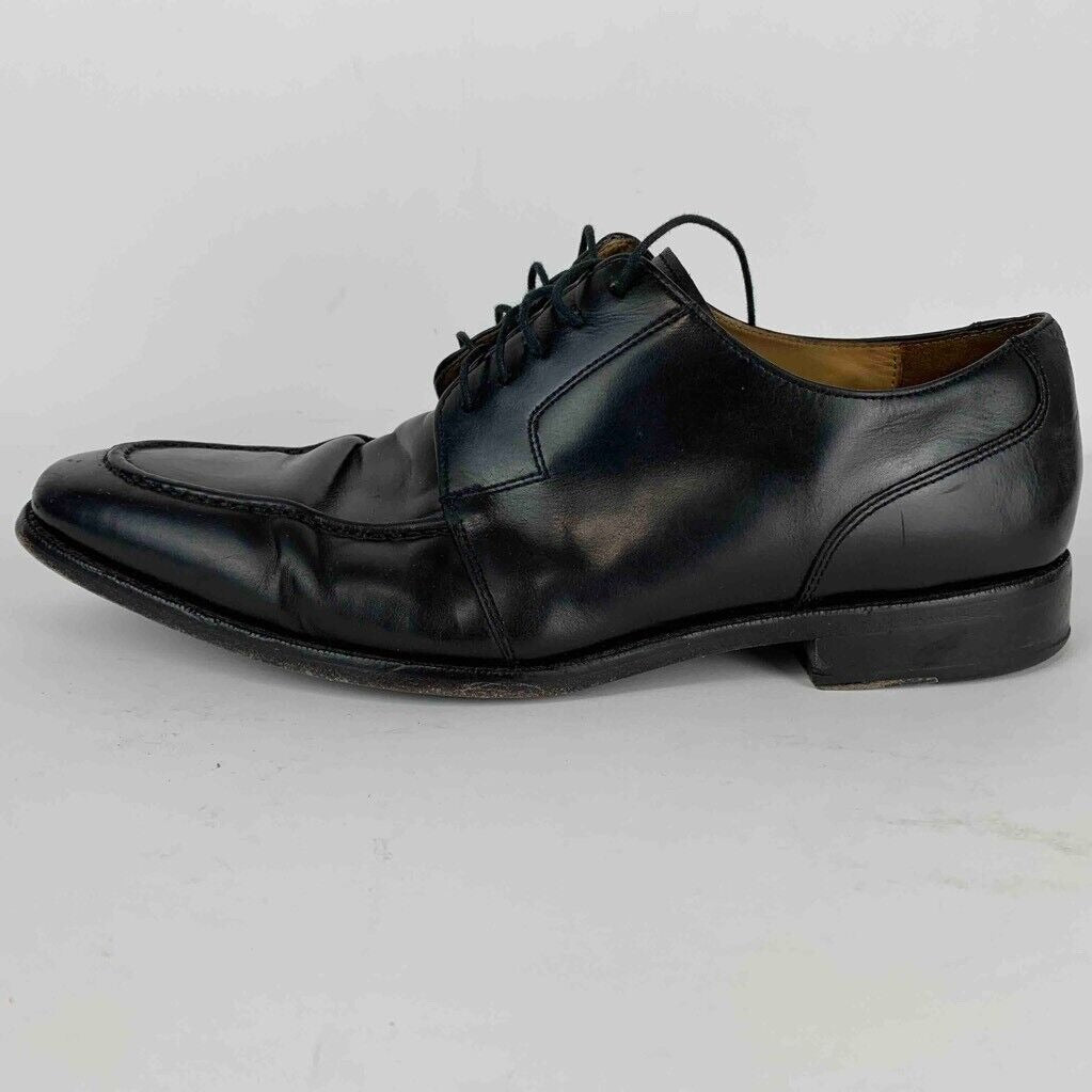 Cole Haan Nike Air Outsole Oxford Shoes Mens 10 Black Lace Up Apron Toe C07671