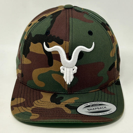 Gorra de béisbol con estampado de camuflaje Ignite Vape, de seis paneles, con cierre trasero, color verde