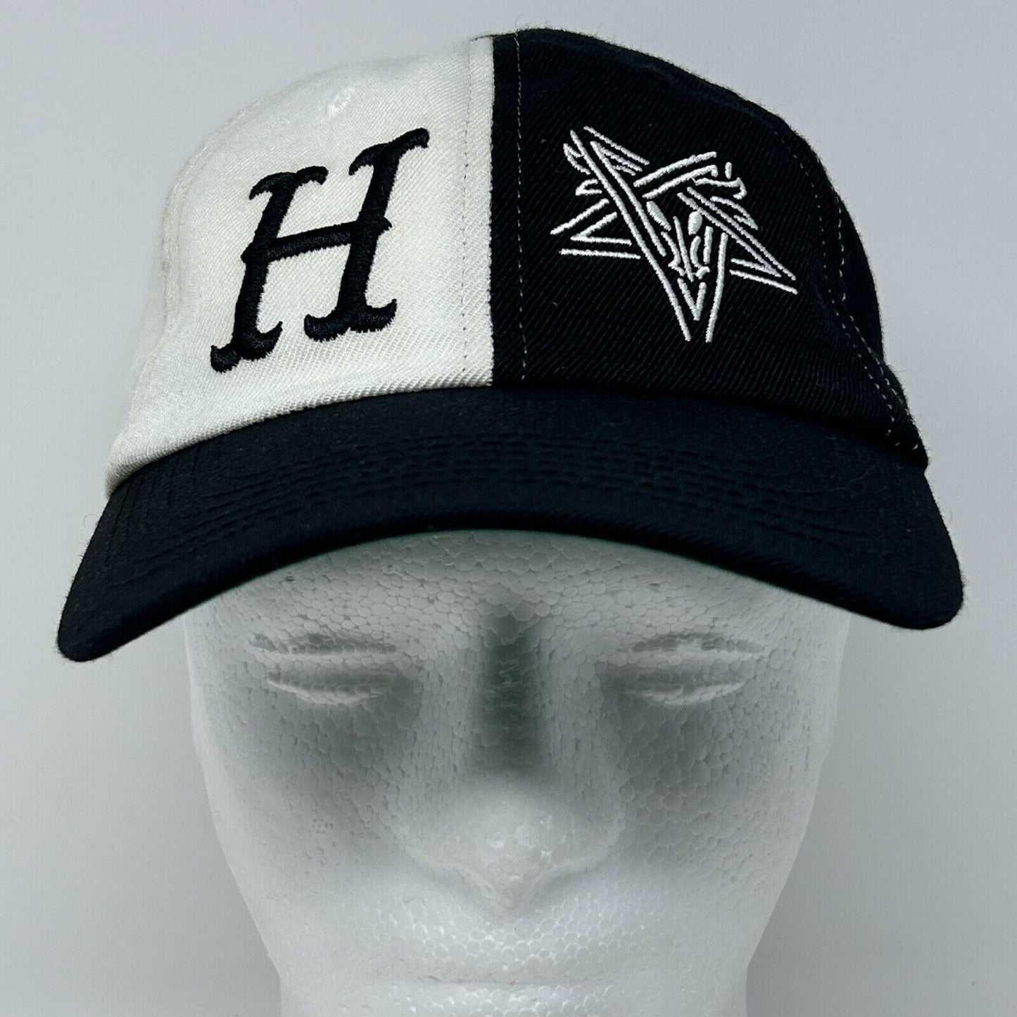 Thrasher x Huf Baseball Hat Cap Skategoat Skater Skateboarding Snapback Black