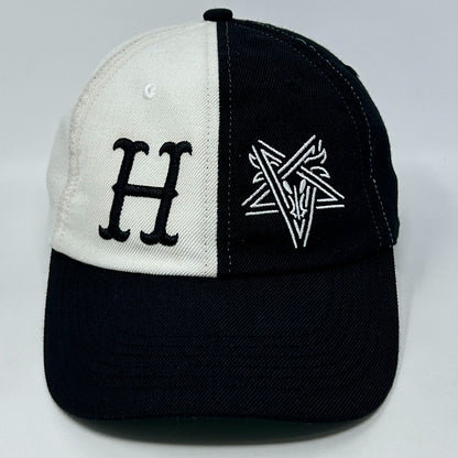 Thrasher x Huf Baseball Hat Cap Skategoat Skater Skateboarding Snapback Black