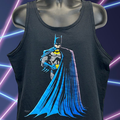 Vintage Batman Tank Top T Shirt Mens XL X-Large 80s Comic Book 1988 Anvil Black