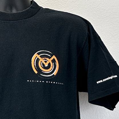 Vintage 90s Comanche Maximum Overkill T Shirt Video Gamer Gaming Black L Large