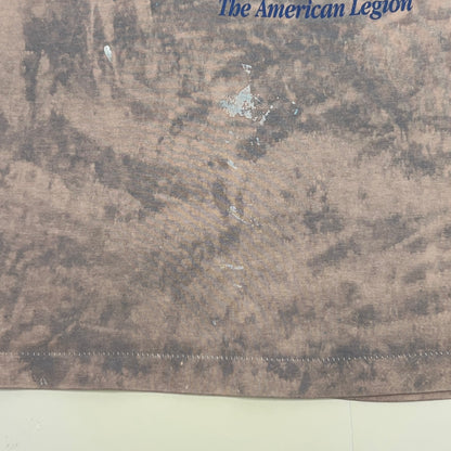 Vintage 90s American Legion Matthew Glab Post 1477 T Shirt XL X-Large Beige