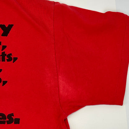 Vintage 90s Warmdaddys Philadelphia T Shirt Music Blues Jazz Reggae Red L Large