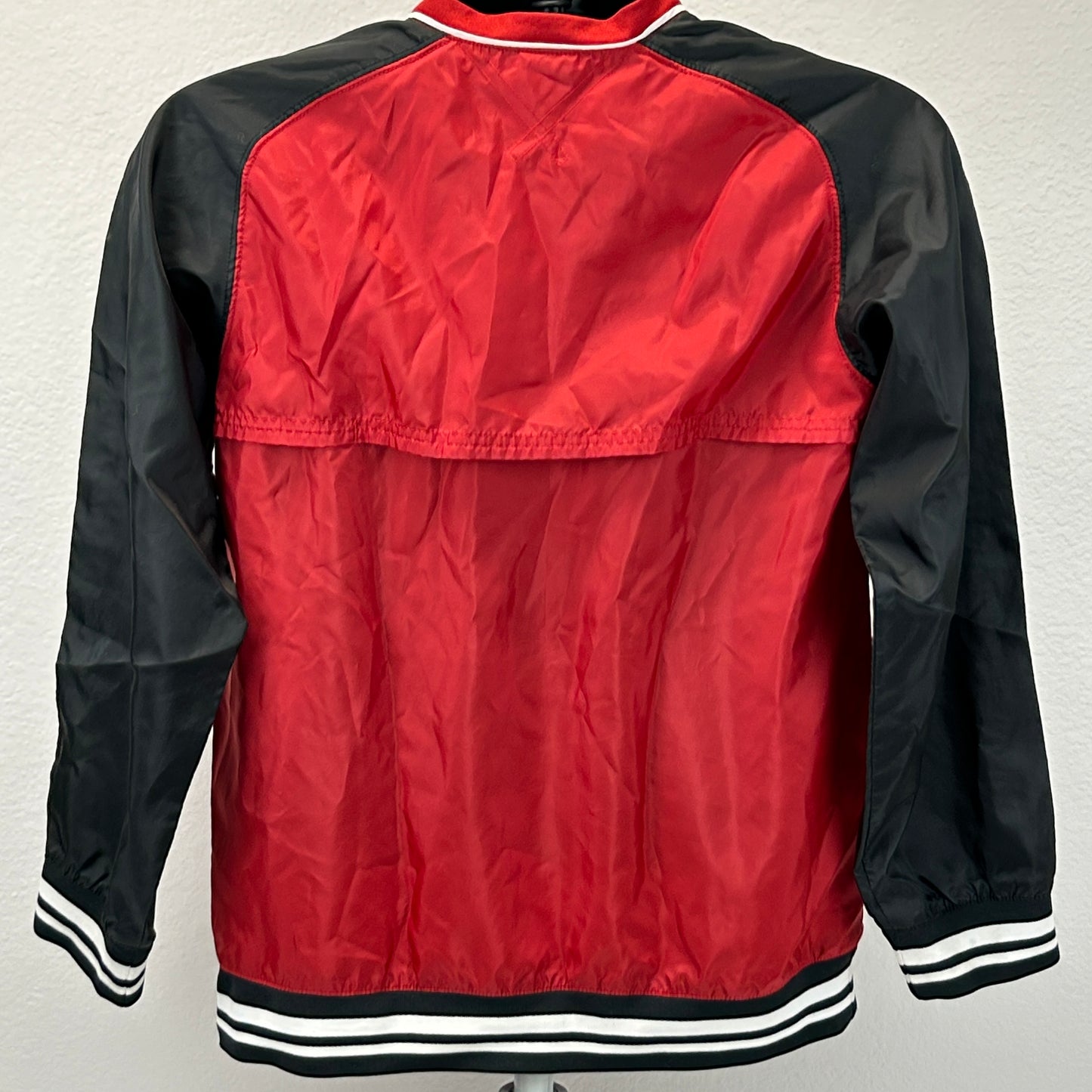 Vintage Y2Ks Nike Baseball Windbreaker Jacket Red Vented Boys Youth Large 14-16