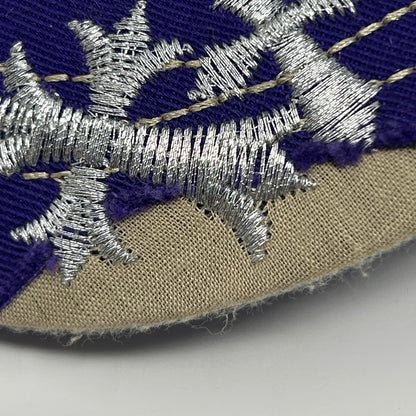 Rhinestone Cross Military Cadet Hat Baseball Cap Leader LOGA Kepi Army Purple