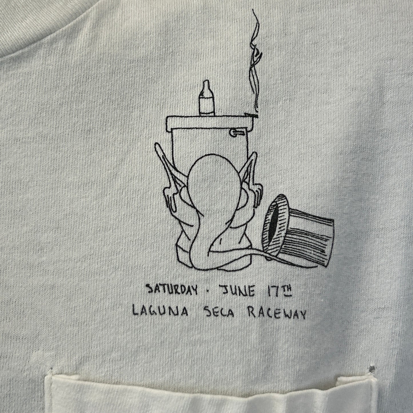 Vintage 90s Birth Summit Free Radicals T Shirt Funny Sperm White USA XL X-Large