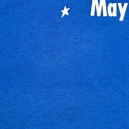 Vintage 80s Houston Pub Crawl T Shirt Beer Foam Rangers Texas USA Blue M Medium