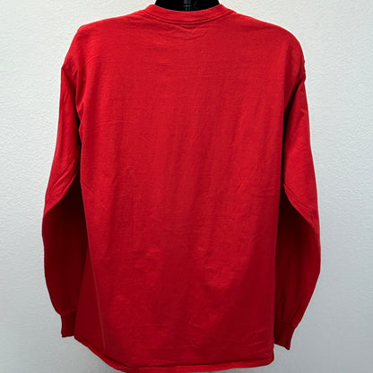 耶稣基督季节原因 T 恤男式加大码 Kerusso 圣诞节长袖 T 恤红色