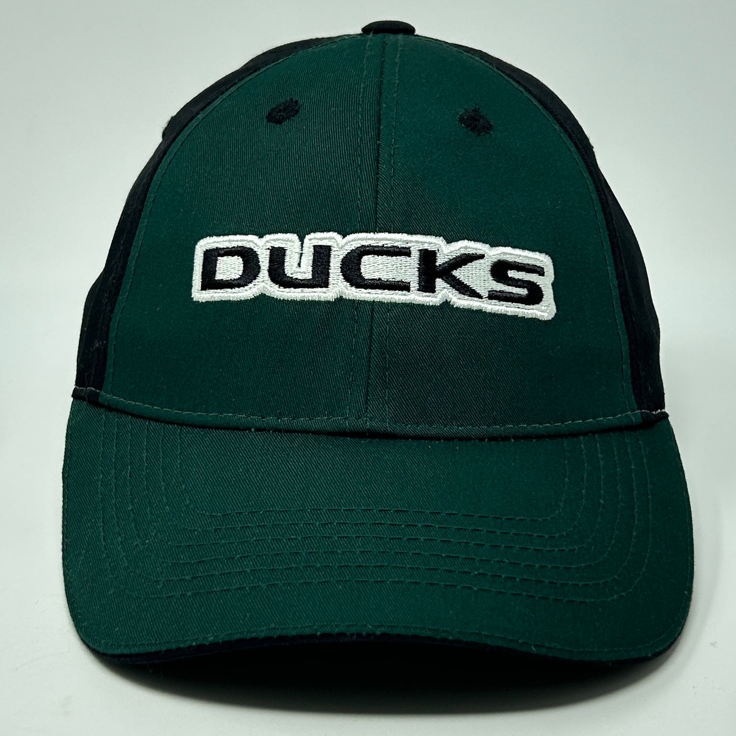 University of Oregon Ducks Hat Baseball Cap NCAA College Green Black Strapback