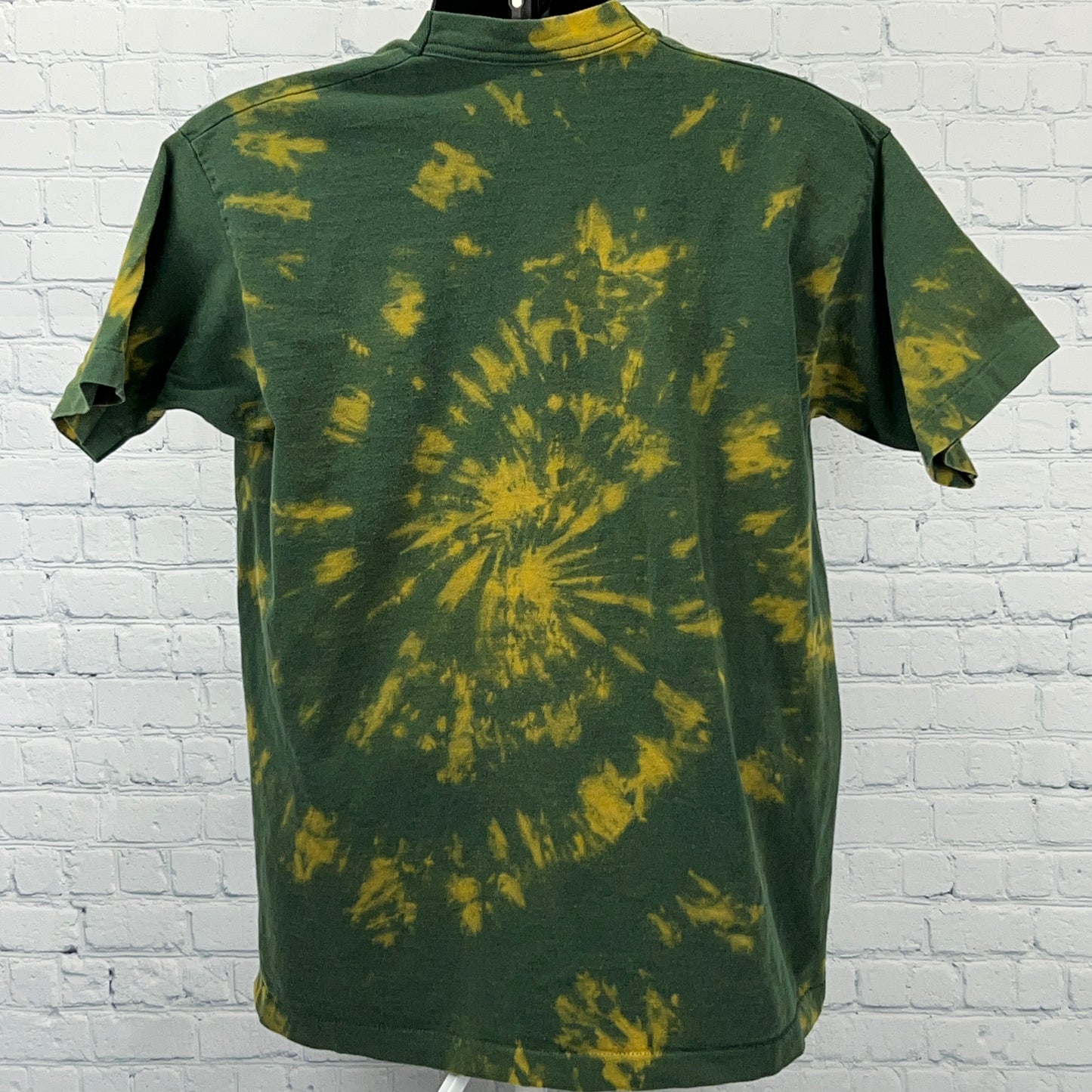 Vintage 90s Mickey Mouse Big Face T Shirt Disney Disneyland Green Tee XL X-Large