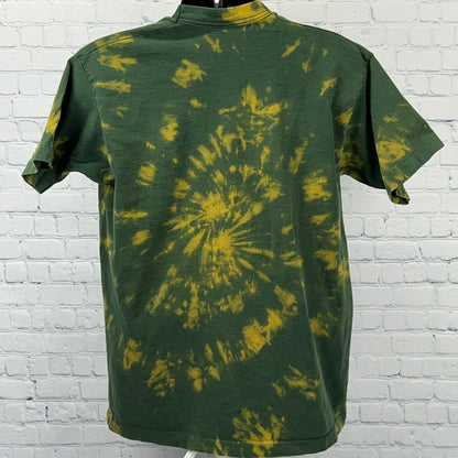 Vintage 90s Mickey Mouse Big Face T Shirt Disney Disneyland Green Tee XL X-Large