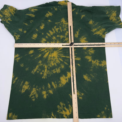 Vintage 90s Mickey Mouse Big Face T Shirt Disney Disneyland Green Tee XL X-Large