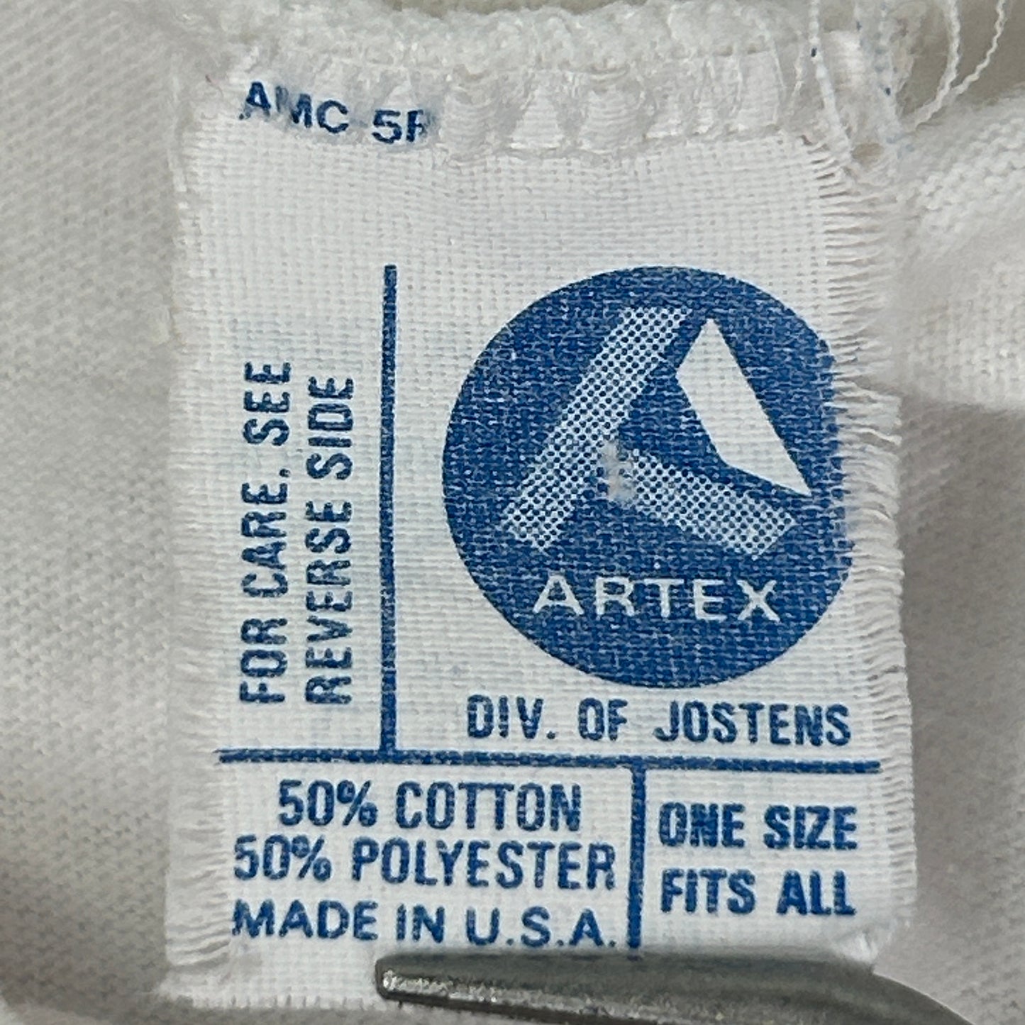 Vintage 80s Central Michigan University Sleep T Shirt CMU Chippewas White OSFA