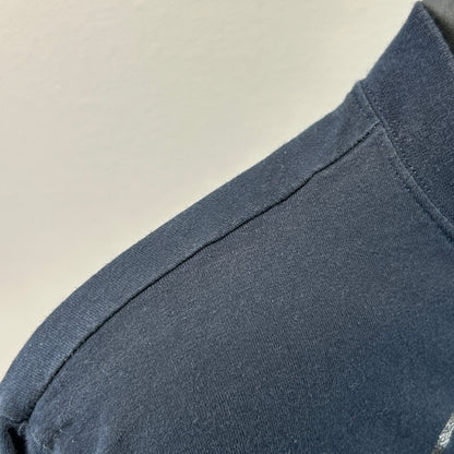 Vintage Tommy Hilfiger T Shirt Mens M Medium Blue 90s Long Sleeve Spell Out USA